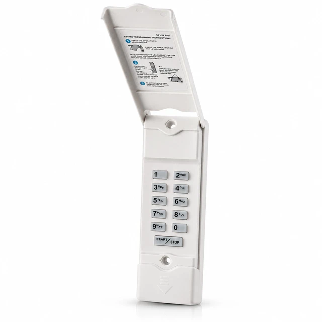 Main image of 1x for Linear Garage Door Keypad, Wireless MDTK DNT00058 Replacement | Fits Linear MegaCode LD033, LD050, LS050, LC075 and LDCO800 Openers, Backlit Keys, 9V Battery and Mounting Hardware