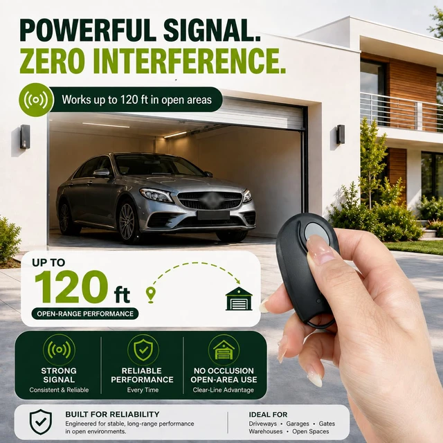 Alt view image 7 of 7 - 2 for Linear Garage Opener Remotes ACT-31B, 318MHz MegaCode Replaces ACP00879 MCT-11 DNT00090 MCT-1 DNT00083 MCT-3 DNT00089 Garage Door Remotes