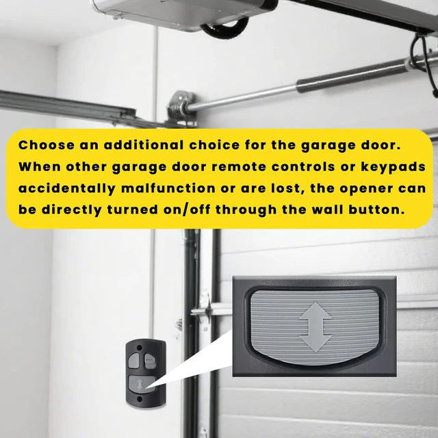 Alt view image 4 of 7 - Replacement for Linear Garage Door Opener HAE00001 Wall Mount | Deluxe Wall Console Panel Compatible with Linear Wall Mount Garage Door Opener LSO,LDO,LCO-1pcs