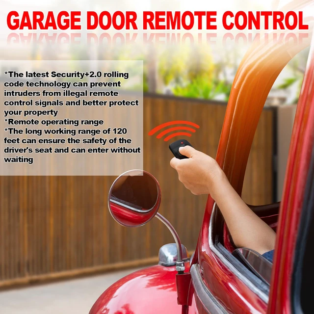 Alt view image 4 of 6 - 3 Pcs Gate Opener Compatible with Linear Delta 3, Black, Grey | 8 Dip Switch 310mhz, Compatible with DT DTA DTD DTC DNT00002A, Garage Door Remote with Keychain