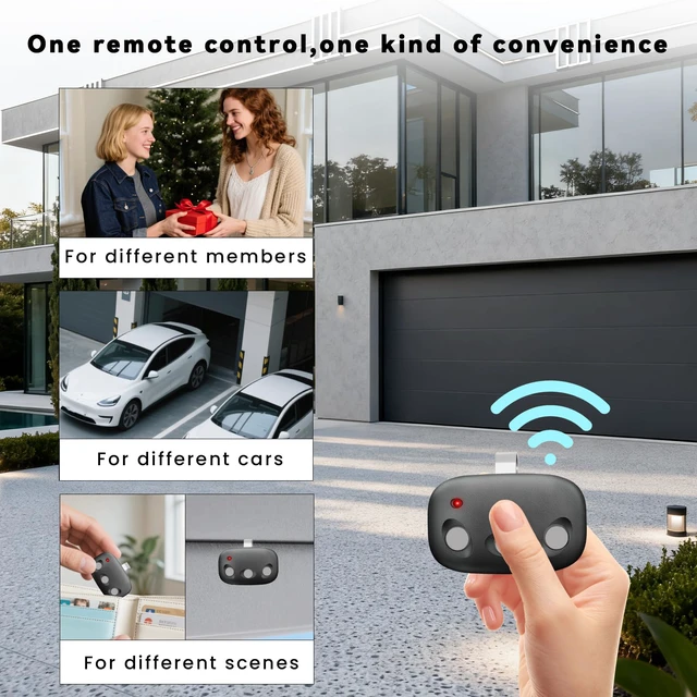 Alt view image 7 of 7 - Garage Door Opener Remote for 318MHz Linear MegaCode MCT-3 DNT00089, 3 Button Remote Control Compatible with LDO33, LDO50, LSO50, LDCO800, LCO75 Operators with Visor Clip,2 Pack