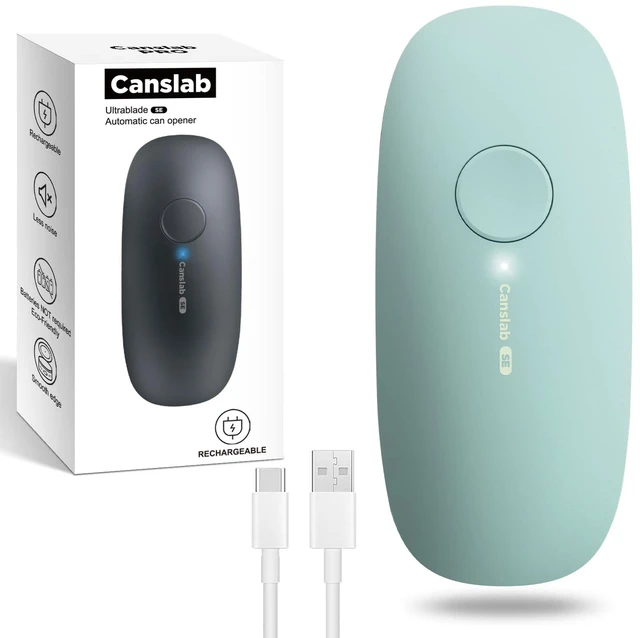 Main image of Ultrablade SE Electric Can Opener, USB-C Rechargeable, Smooth Edge | Cordless Automatic Can Opener for Kitchen for Seniors with Arthritis, Battery Powered Handheld, for Small or Large Cans, Teal