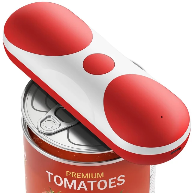 Main image of Electric Can Opener for Seniors | One-Touch Automatic, USB Rechargeable, Cordless Battery Powered, Side Cut, Smooth Edge, Handsfree, for Any Size Cans