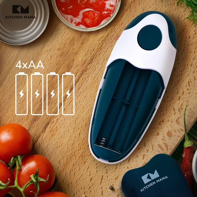 Alt view image 7 of 7 - Auto 2.0 Electric Can Opener, Navy Blue | Refined Blade, Automatic Hands Free, Smooth Edge, Food-Safe, Battery Operated