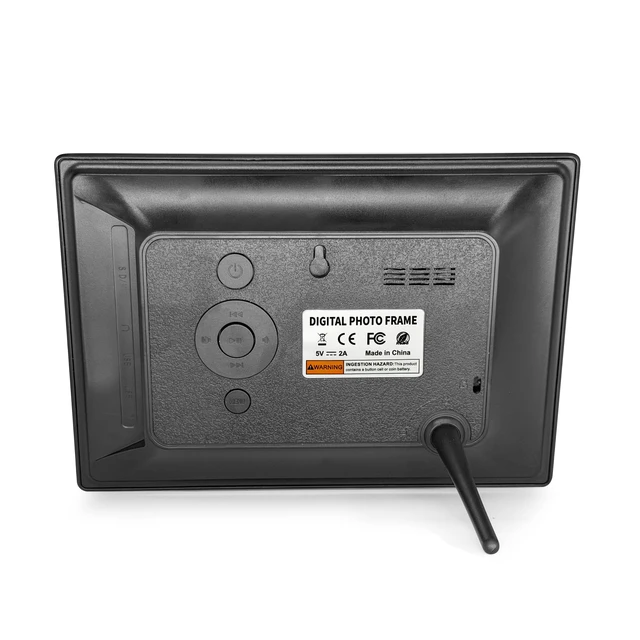 Alt view image 2 of 5 - 7 Inch Digital Picture Frame, Black | 7 Inch Display, Digital Photo Frame