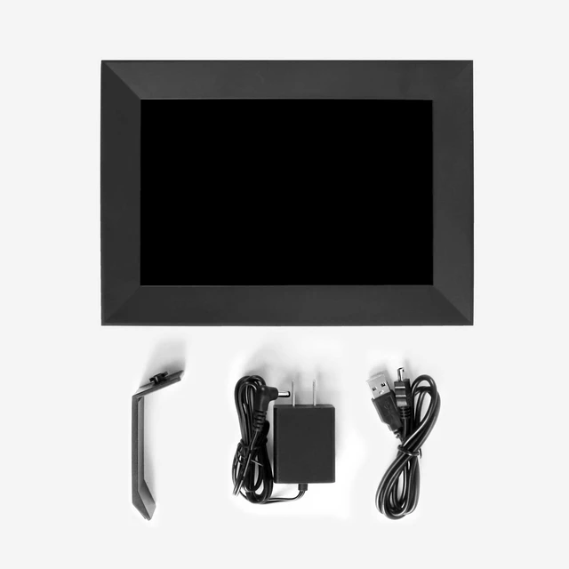 Alt view image 5 of 6 - WiFi Touchscreen Digital Photo Frame with Auto Rotation and 8GB Built-in Memory, ASHDPWM8S