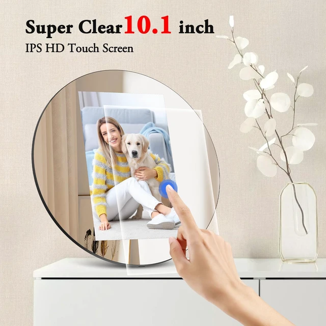 Alt view image 5 of 7 - Frameo Digital Picture Frame,2K HD IPS Touch Screen 32GB Storage | Auto-Rotate Wall Mount,Up-Market Gifts for Mom Father,Share Photos/Videos from Phone