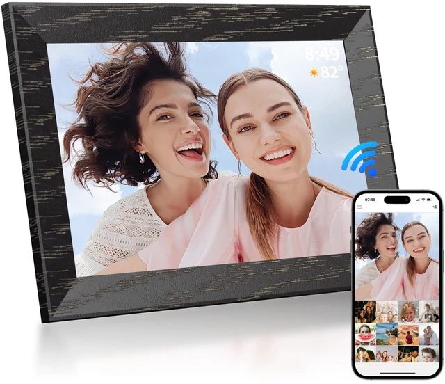 Main image of Digital Photo Frame 10.1 inch,WiFi Digital Picture Frame | 1280x800 IPS Touch Screen,Auto-Rotate,Wall Mountable,Remote Photo Video Upload,Multi-User Sharing,Home Decor & Gift