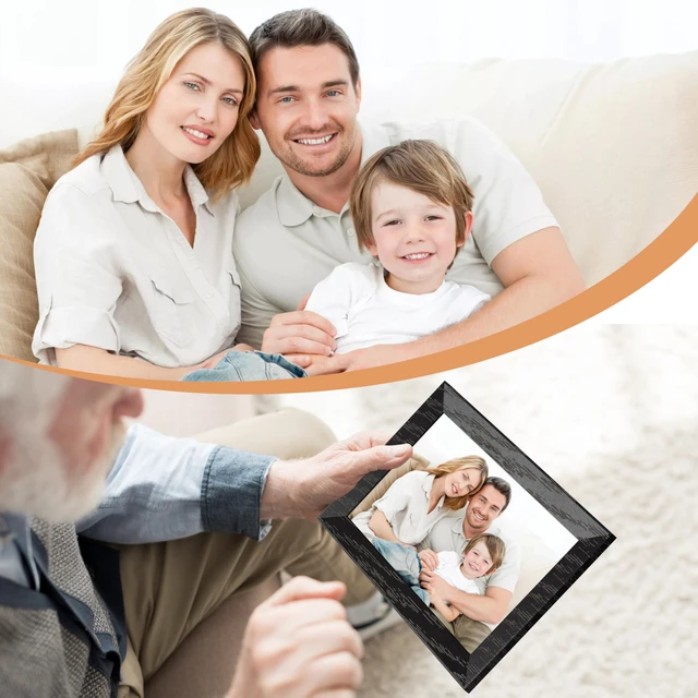 Alt view image 7 of 7 - Digital Photo Frame 10.1 inch,WiFi Digital Picture Frame | 1280x800 IPS Touch Screen,Auto-Rotate,Wall Mountable,Remote Photo Video Upload,Multi-User Sharing,Home Decor & Gift