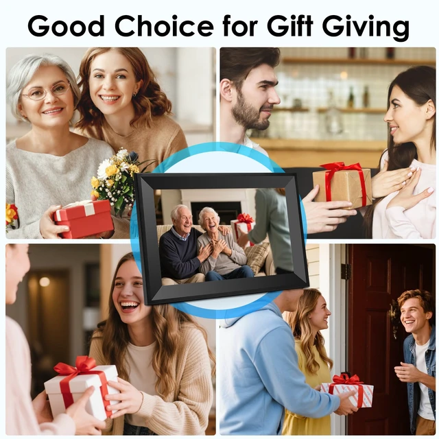 Alt view image 4 of 6 - Uhale Digital Picture Frame 10.1 inch I (01 Black)