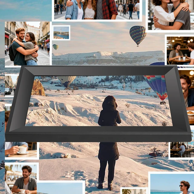 Alt view image 5 of 6 - Uhale Digital Picture Frame 10.1 inch I (01 Black)