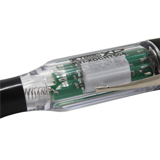 Alt view image 5 of 7 - XDCHT504 Xtra Duty Cordless Circuit Tester, DC Voltage Detection Tool, Dual Color LED Polarity Indicator, Audible Beep Alert, Built in Lithium Battery