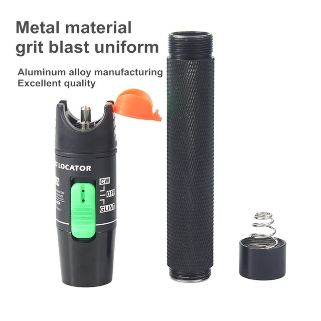 Alt view image 5 of 7 - Visual Fault Locator, 30-50KM Fiber Optic Cable Tester Meter VFL Red Light Pen Light Source Testers