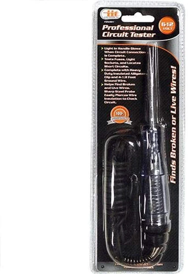Main image of Professional 6-12V Circuit Tester - Indicator Light - Lifetime Warranty by Industrial Tools