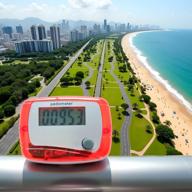 Alt view image 4 of 7 - Red Portable Counter Mini Digital LCD Pedometer Sports Walking Running Step Counter Meter Walking Distance Miles, Calorie Counter, Daily Target Monitor, Exercise Time Fitness Technology