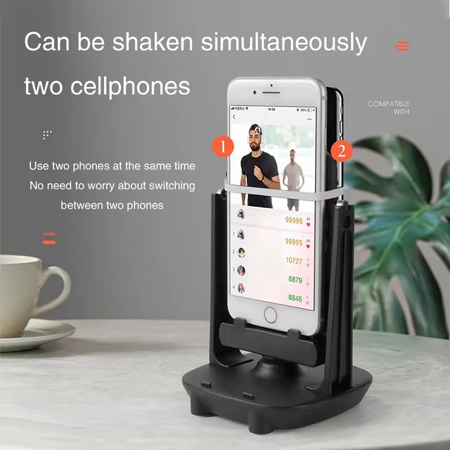 Alt view image 6 of 7 - Pedometer Compatible with Go Walker, Mobile Swing Accessory Incubator, Joystick Fast Pedometer Money Making Device (Silent Version, USB Power Supply Supports 2 Mobile Phones)