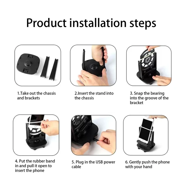 Alt view image 7 of 7 - Pedometer Compatible with Go Walker, Mobile Swing Accessory Incubator, Joystick Fast Pedometer Money Making Device (Silent Version, USB Power Supply Supports 2 Mobile Phones)