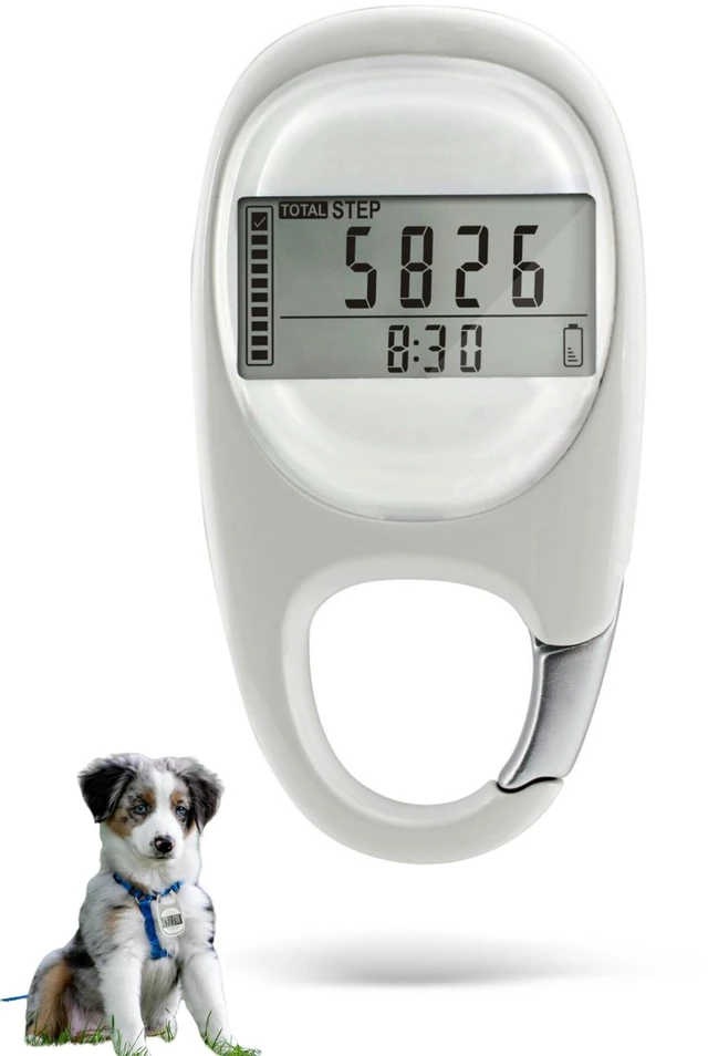 Main image of 3D Pedometer for Walking Steps Miles, Distance Tracking, Calorie Count, and Activity Time, Step Counter Took on The Treadmil, Accurate Step Tracker with Carabiner for Men Women Seniors Pet