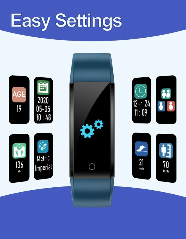 Alt view image 4 of 7 - Pedometer Watch No Bluetooth Steps Counter Simple Fitness Tracker Blue | No APP or Phone Needed, Track Daily Steps Calories Distance, Great for Walking Running, Easy to Use for Men Women Waterproof