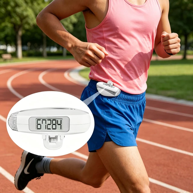 Alt view image 5 of 7 - Simple Step Counter & Personal Safety Alarm Keychain for Women