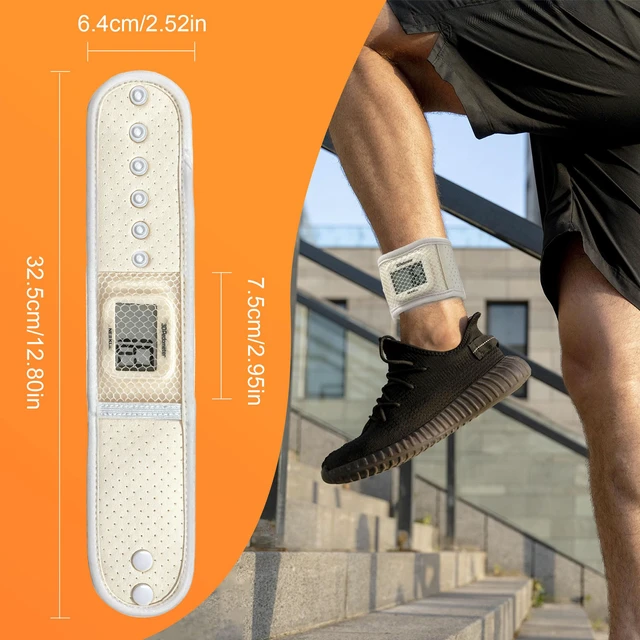 Alt view image 6 of 6 - Pedometer Ankle Strap, Adjustable Breathable Mesh Band for Fitness Trackers | Secure Step Tracker Ankle Strap with Closable Pocket, Compatible with Fitbit for Walking & Running, Pedometer Not Included