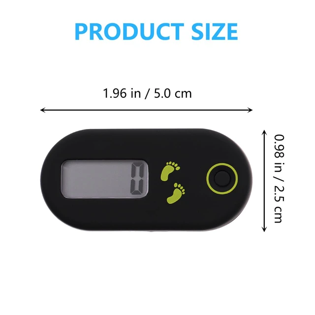 Alt view image 5 of 7 - 3D Digital Pedometer Accurate Step Counter Walking Distance Miles Calorie Counter Exercise Time Silent with Clip and Lanyard for Men Women Exercise