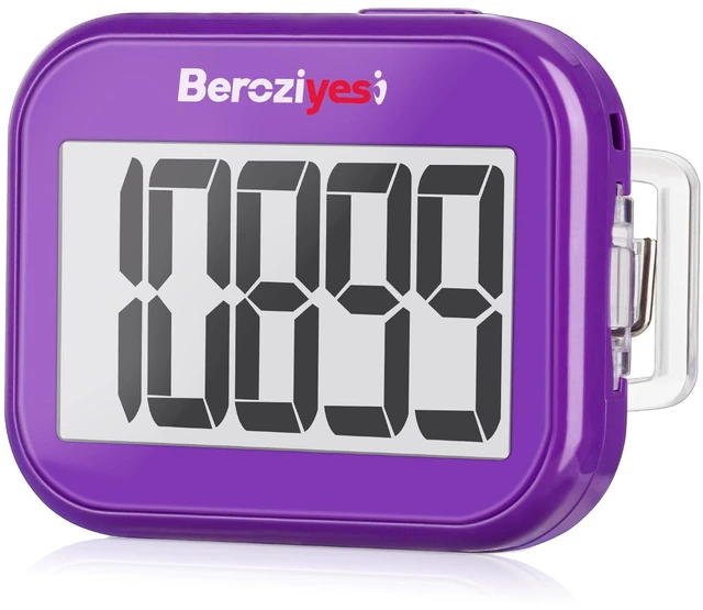 Main image of 3D Pedometer for Walking, Simple Step Counter for Walking, Accurate Pedometers for Steps with Removable Clip and Lanyard, Step Tracker with Large Display for Men Women and Kids