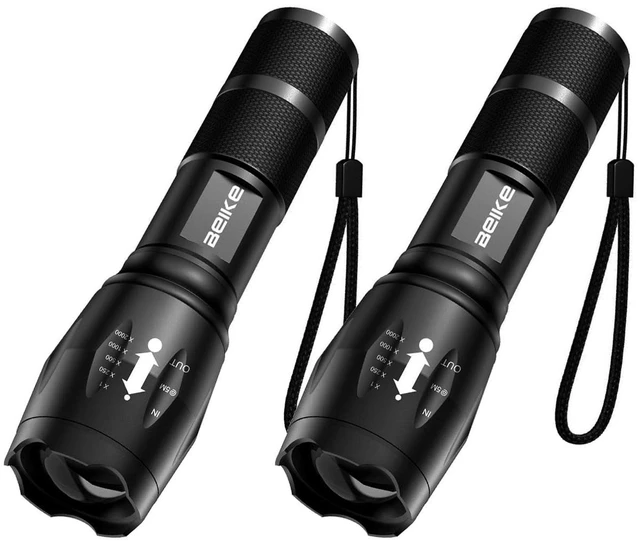 Main image of Flashlight 2 Pack, Flash Light High Lumens, Small Flashlights Powerful, Super Bright LED Flashlight, Handheld Flashlights for Home, Camping, Emergency, Power Outages, Travel