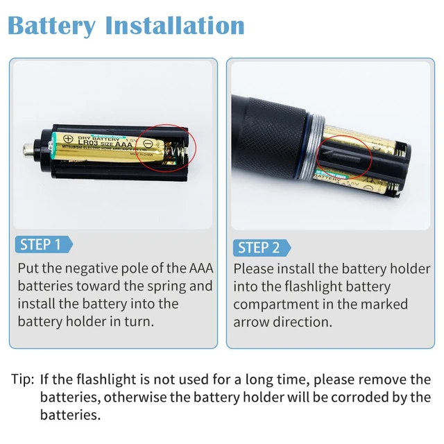 Alt view image 7 of 7 - Flashlight 2 Pack, Flash Light High Lumens, Small Flashlights Powerful, Super Bright LED Flashlight, Handheld Flashlights for Home, Camping, Emergency, Power Outages, Travel