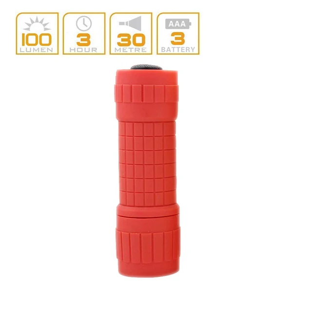 Alt view image 5 of 7 - 30-Pack Small Mini Flashlight Set, 5 Colors, COB LED Handheld Flashlight with Lanyard,90-Pack AAA Battery Included for Kids/Night Reading/Party/Camping/Emergency/Hunting