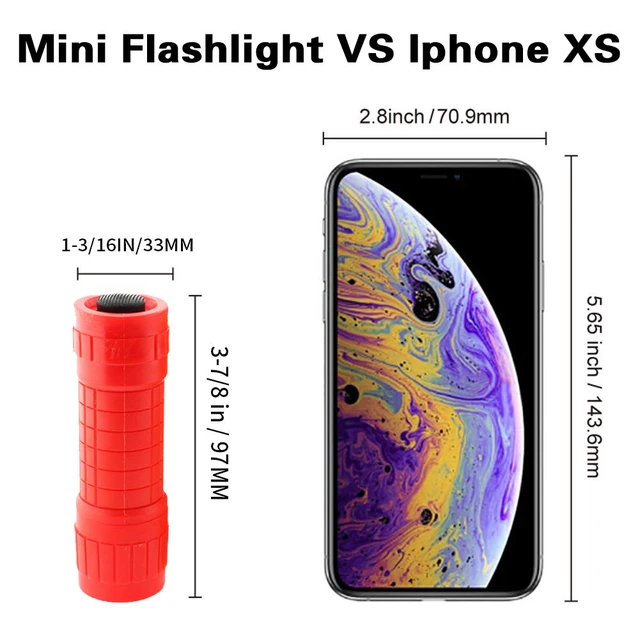 Alt view image 6 of 7 - 30-Pack Small Mini Flashlight Set, 5 Colors, COB LED Handheld Flashlight with Lanyard,90-Pack AAA Battery Included for Kids/Night Reading/Party/Camping/Emergency/Hunting