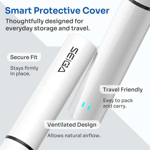 Alt view image 5 of 7 - Sonic Electric Toothbrush for Adults, Rechargeable Travel | Protective Cover,5 Modes &3 Intensities,60-Day Battery Life,Magnetic Wall Mount,Smart Timer,USB-C Charging,IPX7 Waterproof