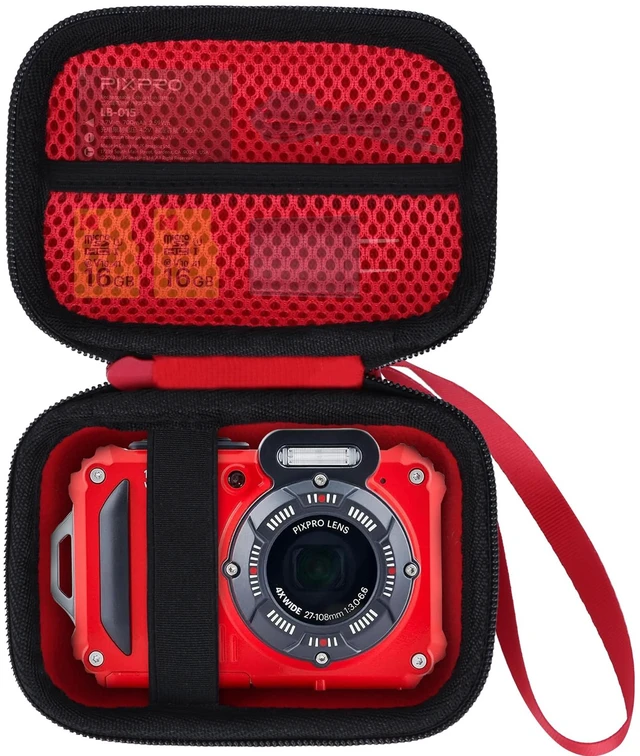 Main image of Case for KODAK PIXPRO WPZ2 Rugged waterproof Digital Camera | Hard Shell Shockproof, Portable Camera Storage, Mesh Bag Organizer, Lightweight Travel