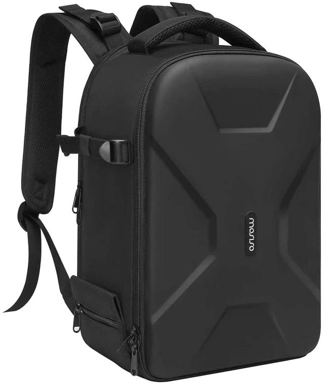 Main image of Camera Backpack, DSLR/SLR/Mirrorless Photography Camera Bag | Waterproof Hardshell Bag with Insert&Tripod Holder&Laptop Compartment Compatible with Canon/Nikon/Sony, Black