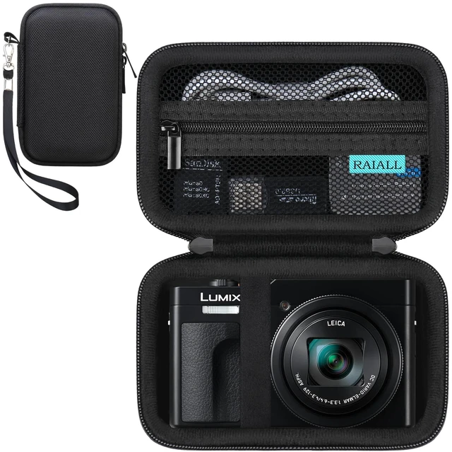 Main image of Case for Panasonic LUMIX ZS99/ TZ99/ ZS300 Digital Camera, Black | for LX10/ ZS80/ ZS100/ ZS70/ ZS200 Point and Shoot Camera, Hard Carrying Case Protective Travel Bag, Portable Wriststrap