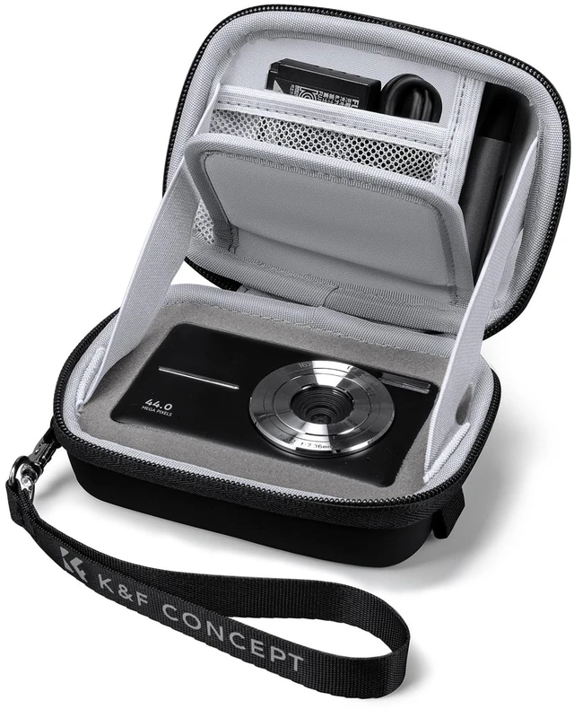 Main image of Digital Camera Case for CAMKORY/for Kodak PIXPRO FZ55/FZ45 | Small Hard Shell Carrying Protective Case, for Canon PowerShot/ Vlogging, Travel and Storage (Case Only), BE01