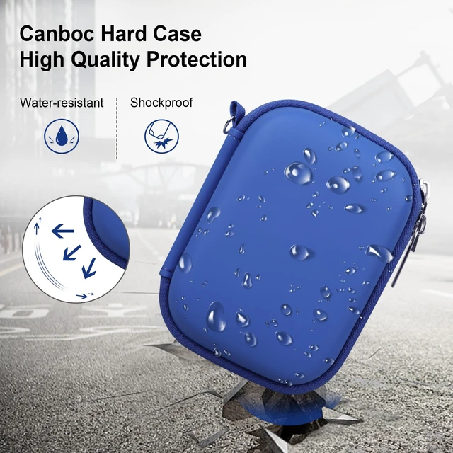 Alt view image 4 of 7 - Camera Case for KODAK PIXPRO FZ55/ FZ45/ FZ53 16MP Digital Camera | For FZ45/ FZ55 Vlogging Camera Bag, Zipper Mesh Pocket fit Cable, SD Card, Blue (Case Only)