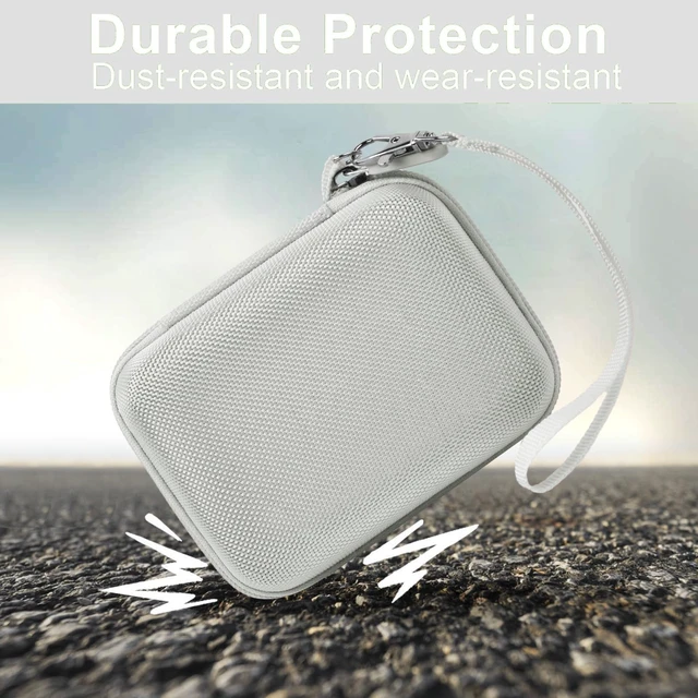 Alt view image 5 of 7 - Digital Camera Case for CAMKORY/Pouch for KODAK PixproLight Grey | for Lecran/for VAHOIALD Point and Shoot Camera, Hard Carrying Case with Mesh Pocket, Compact for Vlogging, Travel and Storage