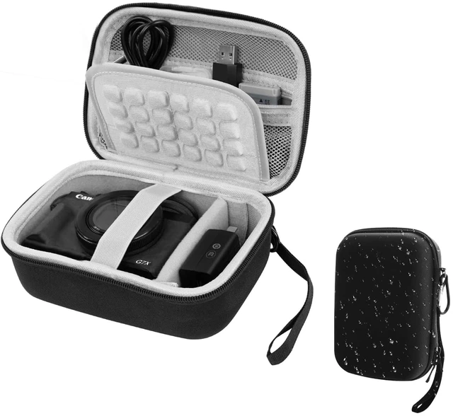 Main image of Digital Camera Case, Small Camera Bag Fit Size<6"x4"x1.85" for Kodak. | Lightweight & Durable Camera Case Fits Canon G7 X Mark III/CAMKORY/VJIANGER/lECRAN Perfect for Travel,Daily Carry (Case Only)