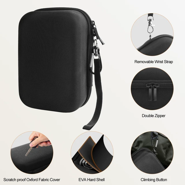 Alt view image 6 of 7 - Digital Camera Case, Small Camera Bag Fit Size<6"x4"x1.85" for Kodak. | Lightweight & Durable Camera Case Fits Canon G7 X Mark III/CAMKORY/VJIANGER/lECRAN Perfect for Travel,Daily Carry (Case Only)
