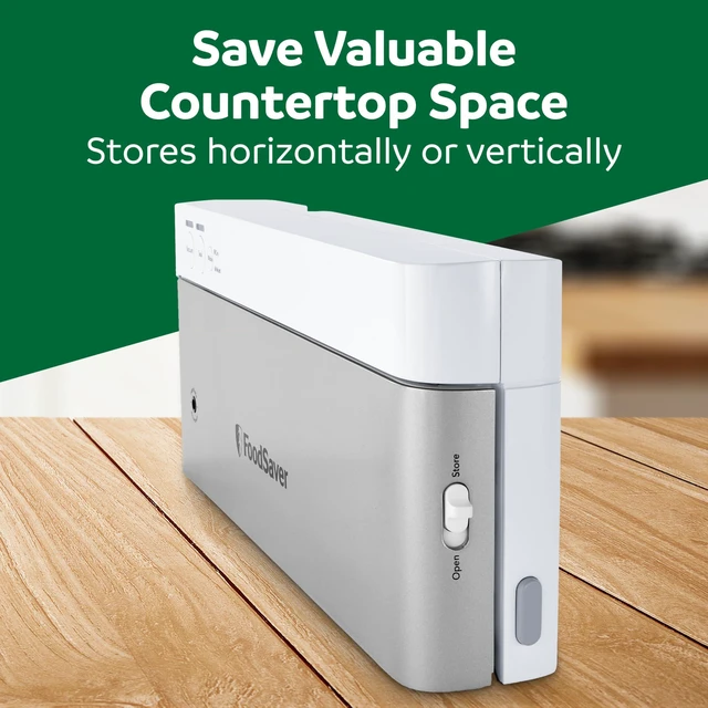 Alt view image 7 of 7 - Compact Vacuum Sealer Machine with Airtight Bags and Roll - Ideal for Sous Vide and Airtight Food Storage, White