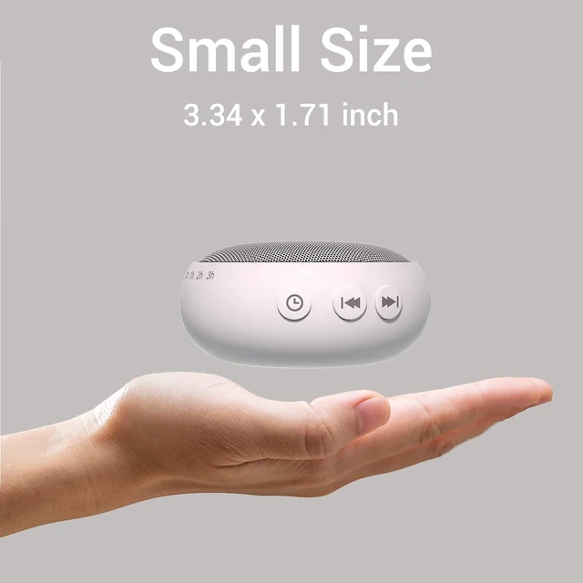 Alt view image 5 of 7 - Small Machine Mini White Noise Machine for Baby Kids Adult with 32 Soothing Sounds 32 Volume Levels Sleep Brown Noise Machine for Travel Office Privacy with 4 Timer & Memory