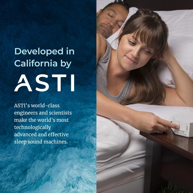 Alt view image 7 of 7 - Adaptive Sound Technologies Classic, Global Power, White | Global Power Edition Soothing Sound Machine for Sleep with a Built-in Sleep Timer, Compact Design, Relaxation Support