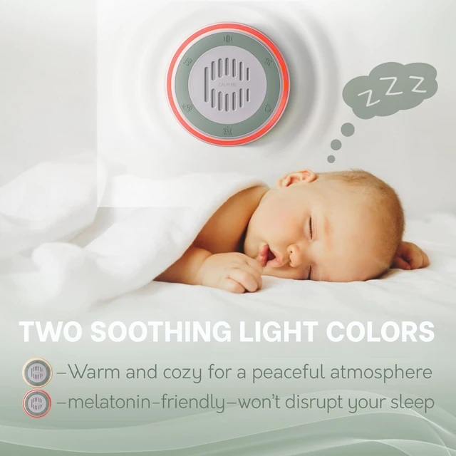Alt view image 5 of 7 - Wall Plug in White Noise Sound Machine for Office Privacy & Noise Canceling, White Noise Machine for Sleeping Adults & Baby, Therapy Noise Blocker with 20 Soothing Sounds & Nightlight .