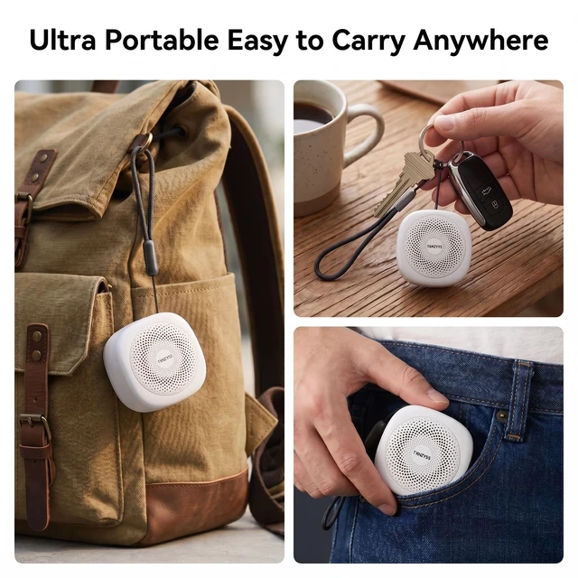 Alt view image 6 of 7 - White Noise Machine Mini for Seeping Adults, Baby, Dogs Portable | Small Sound Machine 10 Soothing Sounds,4 Timers,Battery Sleep Machine for Travel,Home,Office,Camping