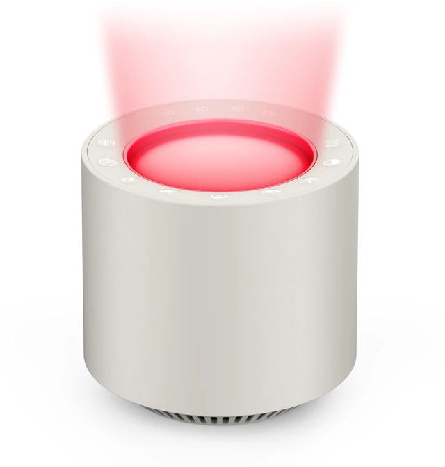 Main image of Red Light Therapy White Noise Sleep Sound Machine for Baby | 38 Soothing Sounds & Calming Womb Soother, Memory Function, Dimmable Nursery Night Light with Timer for Kid Adult Gift