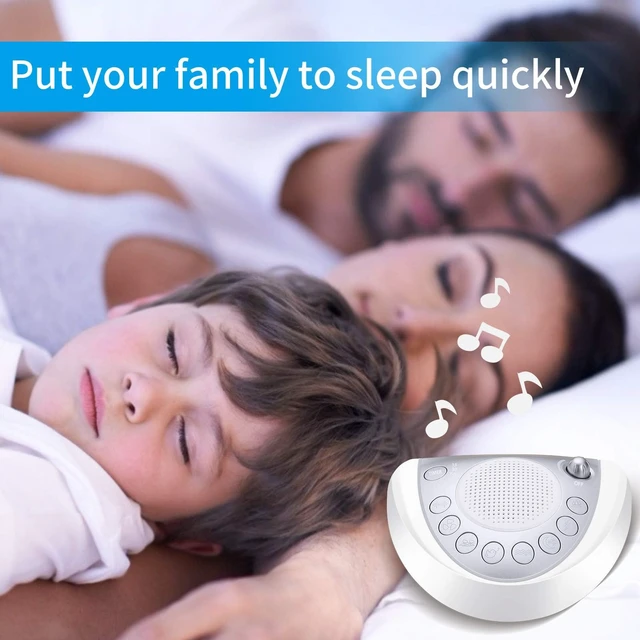 Alt view image 2 of 7 - White Noise Machine, Battery Powered Sound Machine, Portable Sleep Machine with 24 Natural Soothing Sounds, Timer, USB Port, Headphone Jack for Baby, Kids, Adults, Travel, Office, Home (Silver)