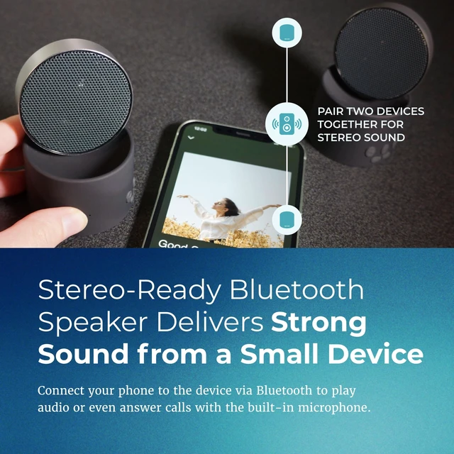 Alt view image 5 of 7 - Adaptive Sound Technologies Micro 2 White Noise Machine, Black | Portable Bluetooth Speaker and White Noise Machine, a Compact Sound Machine for Travel with 11 Non-Looping Sounds