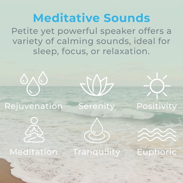 Alt view image 4 of 6 - Wave Mini Travel Sound Machine | Compact Travel Design, Soothing Sounds, Adjustable Volume & Easy Controls for Sleep Anywhere