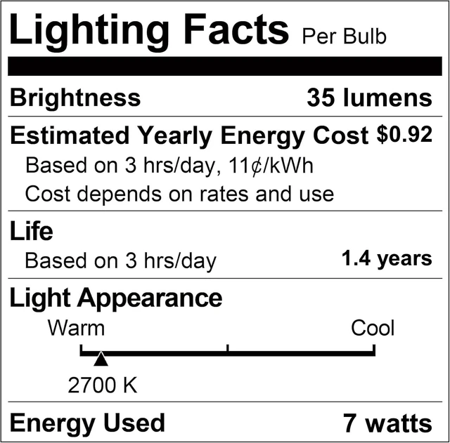 Alt view image 6 of 6 - 6-Pack, Incandescent Silicone Dipped Candle Light Bulbs, 7 Watt, Longer Life Country Style, Electric Candle Lamp Replacement Light Bulbs Individually Boxed